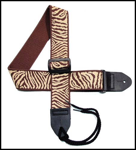 Zebra, Tiger, Leopard Guitar Straps 2" Cotton in many colors by Legacystraps - Picture 27 of 47