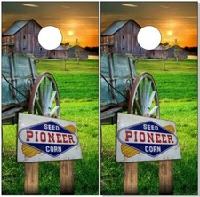 Old Barn Corn Cornhole Wrap Bag Toss Skin Decal Sticker