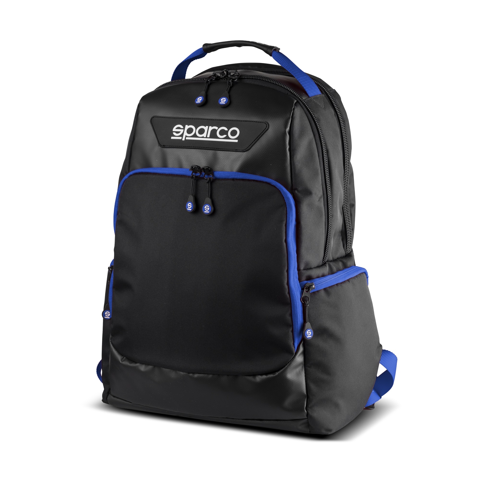 Sparco Super Stage 42L Rucksack - Black / Blue (Water Resistant / Comfortable)
