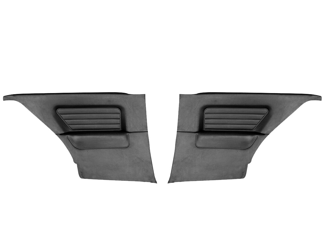 Black Door Panel Set Fits BMW E30 Coupe Front Rear 4pcs 1982–1994
