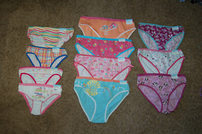 NWT Girls Greendog Bikini Underwear X-Small (2-3) Small (4-6) M(8-10) L(12-14)