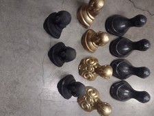 JEDENAŚCIE ZABYTKOWYCH ŻELIWNYCH STÓP PAZURÓW DO WANNY, ŚWIETNY KSZTAŁT I KOSZT