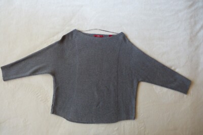 Strickpullover Damen - S. Oliver - Gr. S - Oversize- grau
