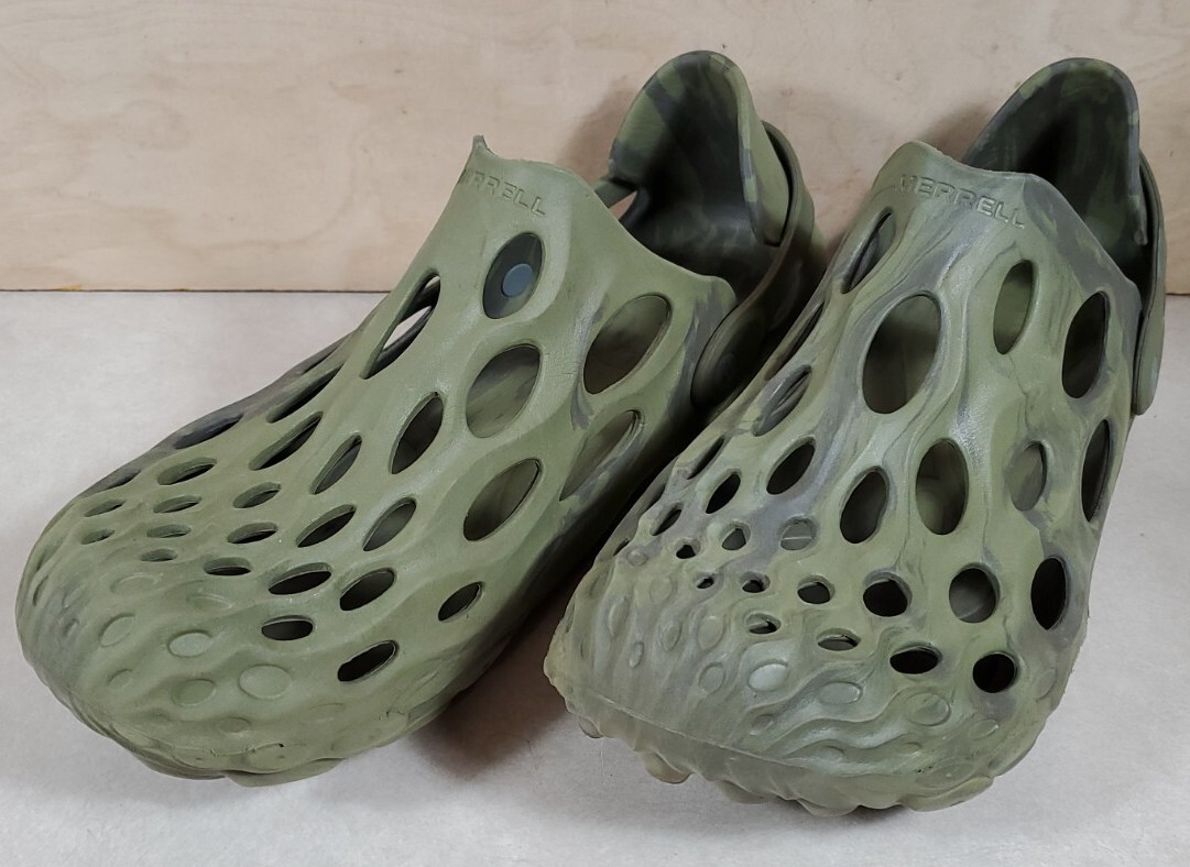 Scarpe da acqua Merrell da uomo Hydro Moc gomma verde mimetica da uomo taglia 13