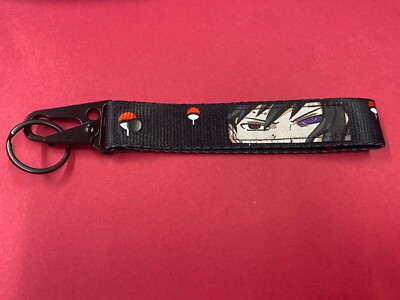 Sasuke Uchiha Naruto Lanyard Key Chain