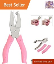 Compact Circle Hole Puncher with Soft Grip - Ideal for Any Craft Project