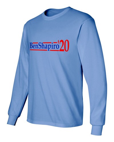 Ben Shapiro for President 2020 Mens & Youth Long Sleeve T-Shirt - Picture 13 of 17