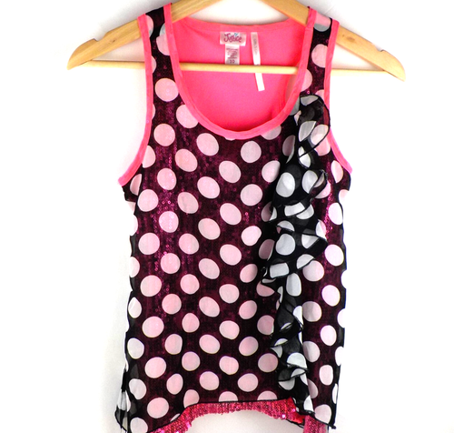 Justice Girl Tank Blouse Size 10