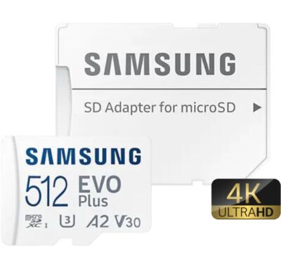 Samsung EVO Plus Micro SD Karte Speicher 512GB Speicherkarte Card SDXC 2025