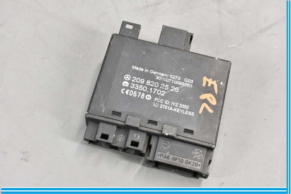 03-09 Mercedes-Benz CLK350 CLK550 W209 Módulo de control Go sin llave OEM Foto 3 de 4