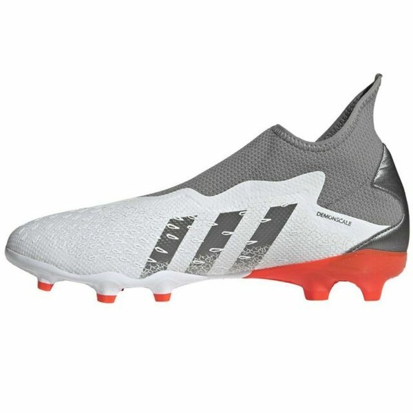 Size 9 - adidas Predator Freak.3 Laceless FG Demonscale - White Solar Red 2021 for sale online 