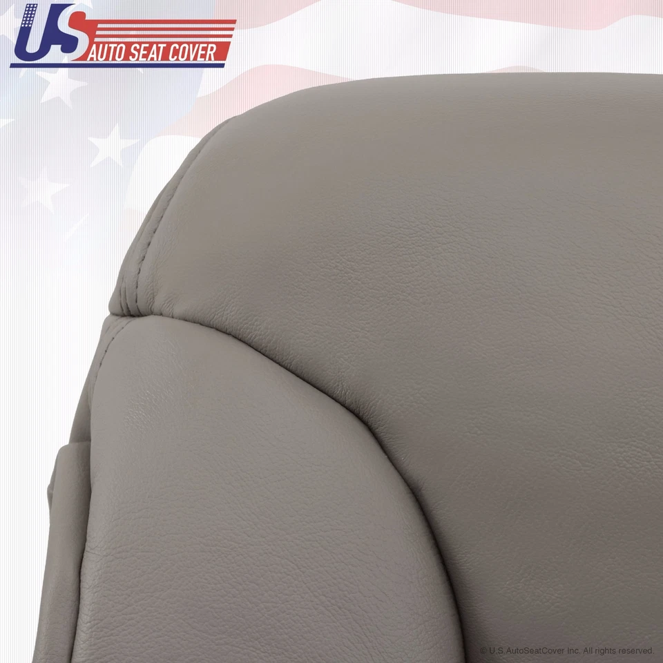 para un Chevy C/K 1500 1995 a 1999 delantero inclinado trasero cuero repuesto en gris Foto 4 de 4