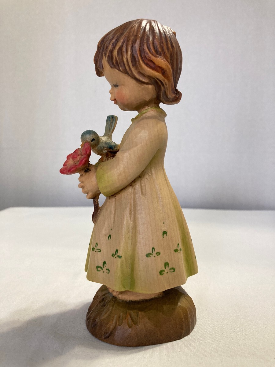 ハッピー・ストラマー アンリ ANRI 限定品 木彫り人形 イタリア 17cm