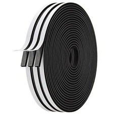 50ft Self-Adhesive Foam Weather Stripping Tape, 1/4" Wide 1/8" Thick