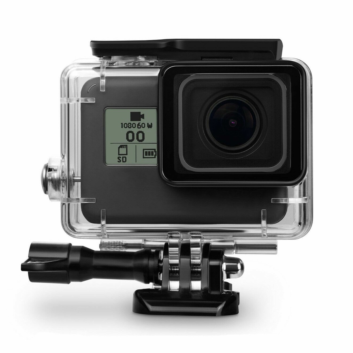 Actie Camera Case Mount Behuizing met 2 Lange Schroeven voor GoPro Hero 7/6/5/(2018