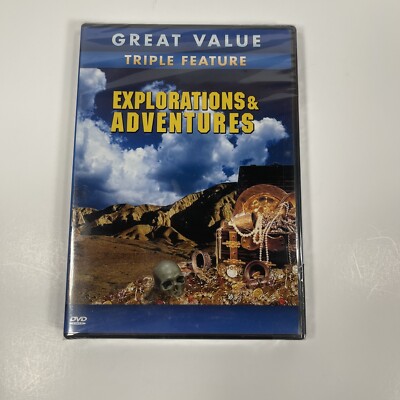 Explorations & Adventures Triple Feature DVD New Sealed