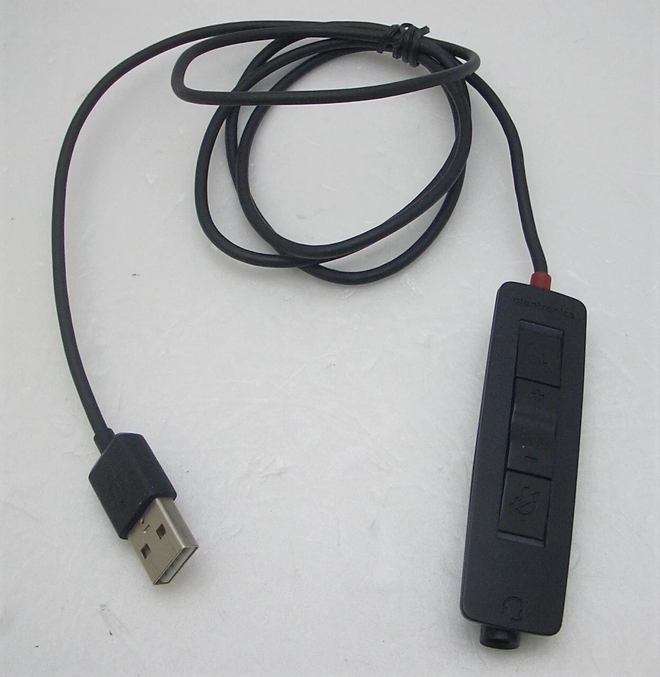 Plantronics SPARE Black USB In-Line Cable for Blackwire C3215 & C3225 Headsets - Image 2 of 4