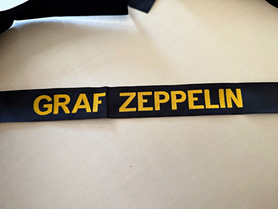 Graf Zeppelin Airship 1920s-1930s Cap Tally Excellent Quality Reproduction
