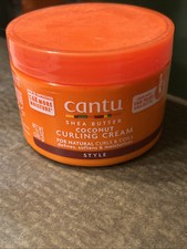 Cantu Coconut Curling Cream with Shea Butter for Natural Hair, 12 oz