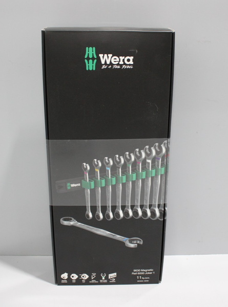 Wera 9630 Magnetleiste 6000 Joker 1 Maul-RingratschenschlüSsel-Satz, 11-Teilig-image