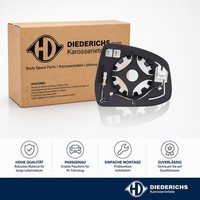 Spiegelglas Aussenspiegel Links Diederichs 1419229 FÜR Ford Ersatzglas Spiegel