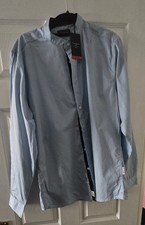 Pierre Cardin Men's Light BLUE long Sleeve Shirt