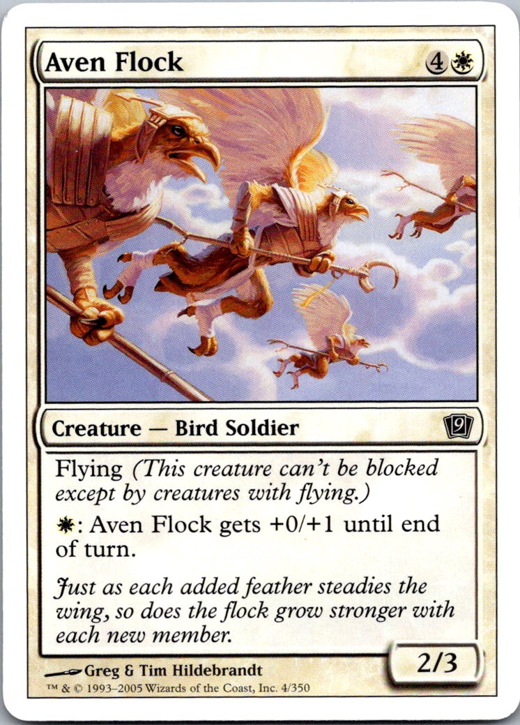 Aven Flock C 8ED #6 NM MTG Magic