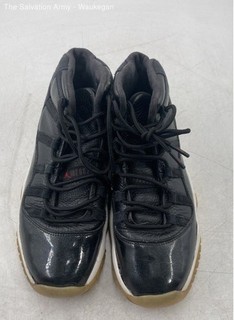 Nike Unisex Kids Air Jordan 11 Retro 72 10 Black Basketball Sneakers Size 6.5Y