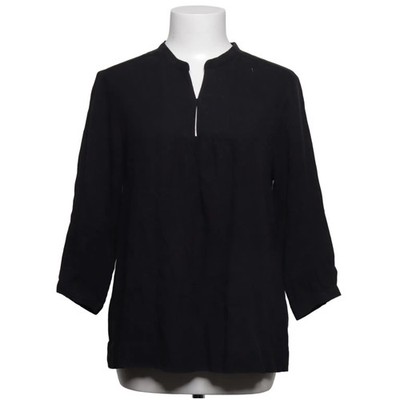 Basic Apparel, Bluse, Größe: XS, Schwarz, Leinen/Viskose, Einfarbig, Damen #ZSC