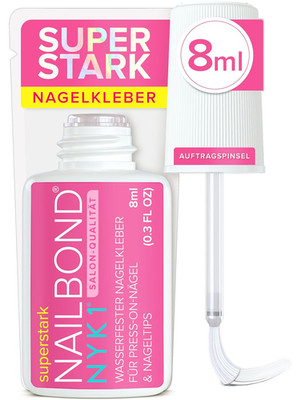 NYK1 Nailbond Nagelkleber Für Kunstnägel Extra Stark (8Ml) Pinsel on Nagelkleber