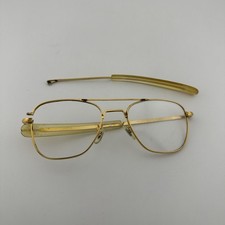 Vintage American Optical 5 1/2 Aviator Pilot USA 52 mm AO Glasses Frames ONLY
