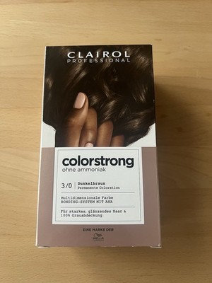 * CLAIROL COLORSTRONG * Permanente Haarfarbe 3/0 Dunkelbraun * ohne Ammoniak