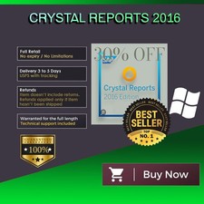 Crystal Reports 2016 Full Retail Software