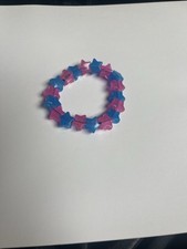 Blue and Pink Glow In The Dark Bracelet. Brand New. Great Gift.
