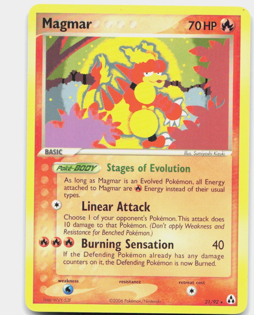 Magmar Rare Legend Maker 21/92 NM