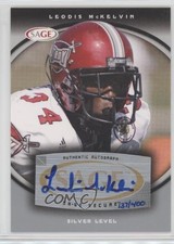 2008 SAGE Auto Silver 137/400 Leodis McKelvin #A41 Auto 0v0