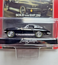 Greenlight Barrett-jackson Auction Block 1966 Corvette - 164 - Black - New