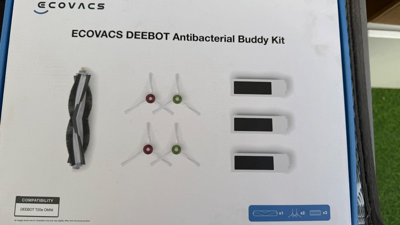 Antibacterial Kit Robot Vacuum Cleaner Main Roller Brush NEW ECOVACS T20e Buddy