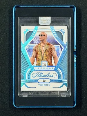 2024 Panini Flawless WWE - The Rock - Diamond GEM Platinum 1/1