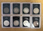 Lot Of 8 — 1898-1904 — $1 Morgan Silver Dollar Very Good Authenticated
