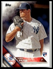 2016 Topps #365 James Pazos New York Yankees