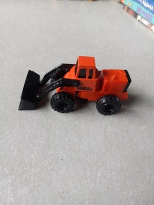 Vintage Tonka 1992 Orange Front End Loader Metal and Plastic - 4'' Good Condition