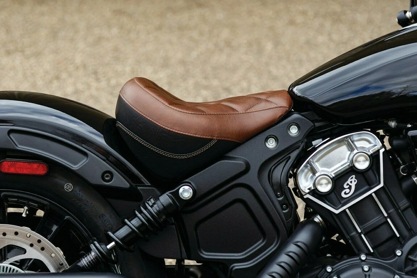 Mustang Scout Bobber Seat Tour Brown Solo Diamond 2018-2019 