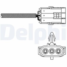 DELPHI Lambdasonde ES10988-12B1 für OPEL