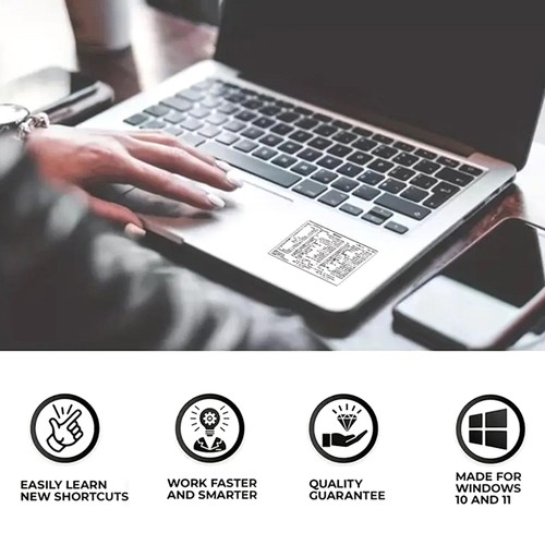 5Pcs Reference Keyboard Shortcut Sticker Adhesive For Windows Laptop Stickers - Bild 6 von 11