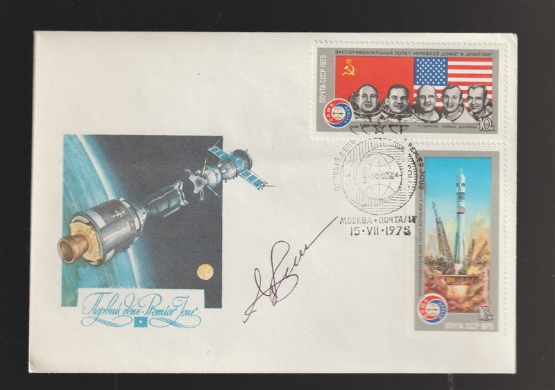 SOYUZ COSMONAUT Vladimir Dzhanibekov -AUTOGRAPHED,HAND SIGNED