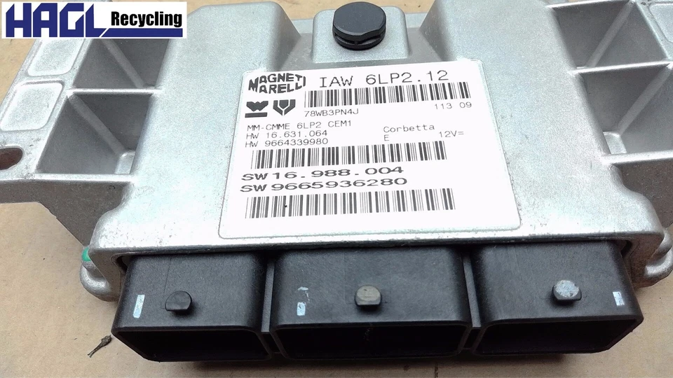 Centralina Iniezione 9665936280 Citroen C4 1.4 16V L 65 KW 88 PS Berlina - Immagine 2 di 4