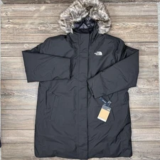 The North Face Women's Arctic Parka Coat 600 Down Fill Black Size 2XL NEW $350