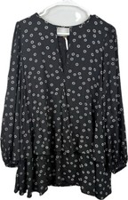 Free People Beck Mini Dress Size S Oversized Flowy