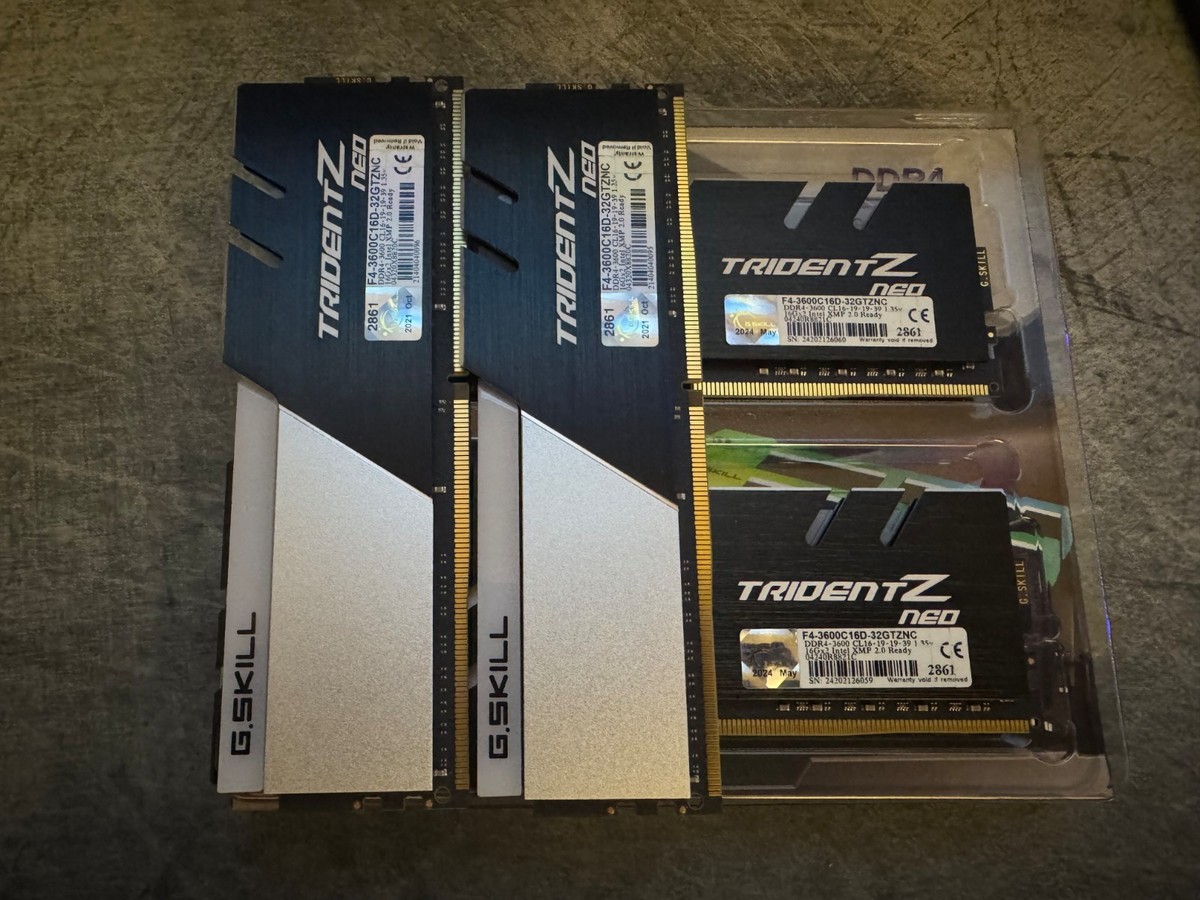 G.Skill Trident Z Neo RAM DDR4 F4-3600C16D-32GTZNC CL 16-19-19-39 